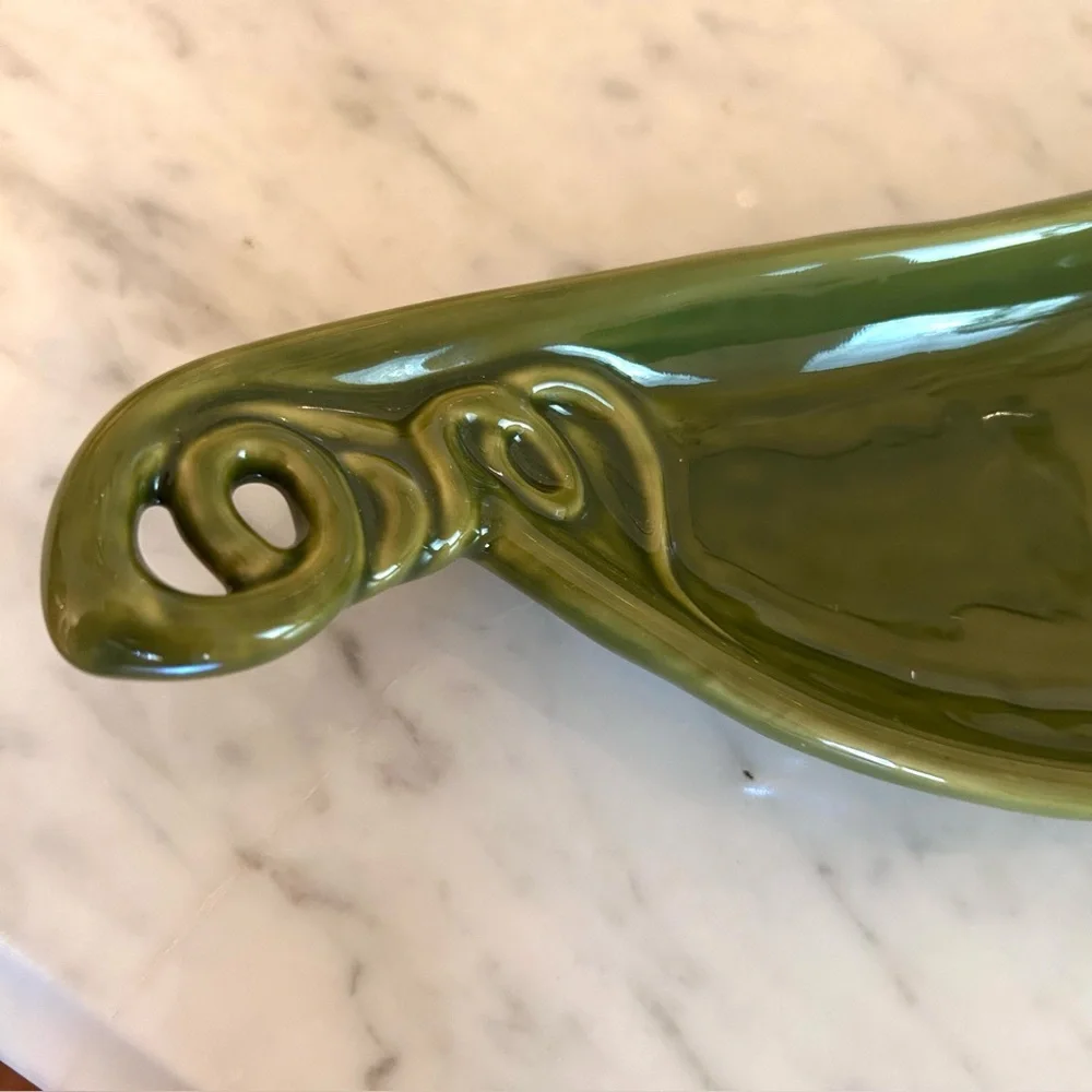 Pottery Barn garden crudité serving dish.